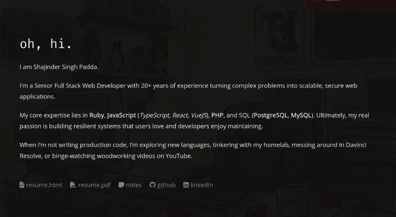 ss44.ca home page in 2026